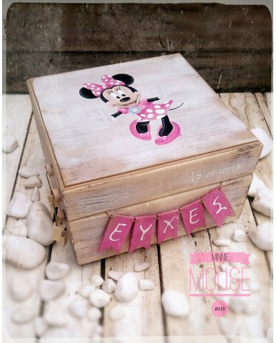 Ξύλινο Κουτί Ευχών Minnie,...