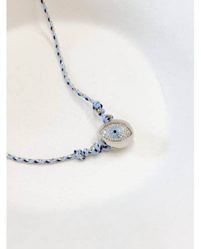 ZIRCON EYE NECKLACE