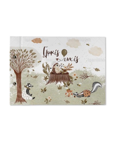 TS742 Βιβλίο Ευχών Ζωάκια...